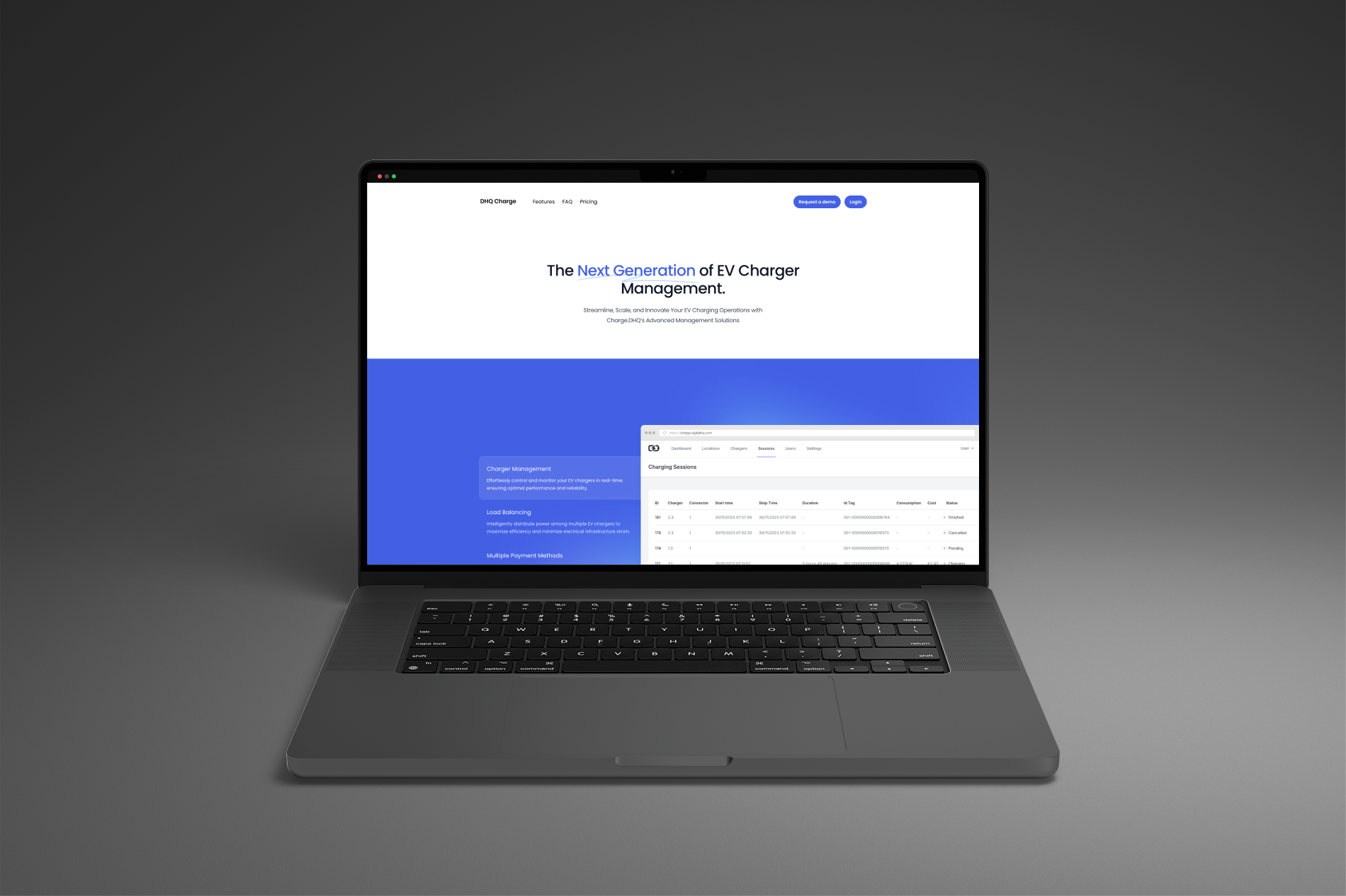 DHQ Charge Point Operator (CPO) platform